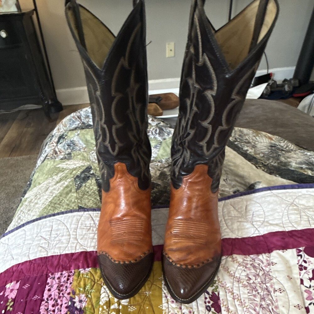 Tony Lama Style 6951 Men’s Western Cowboy Boots US Size 9 1/2